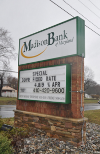 stone business sign Maryland