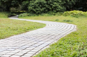 stone walkway