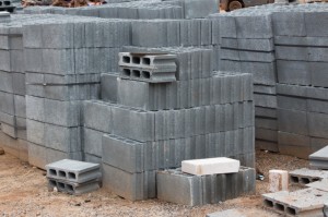 Concrete blocks are a budget friendly and earth friendly material that can be used for any number of designs and landscaping. 