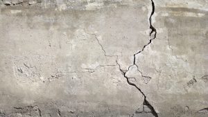 cracked concrete