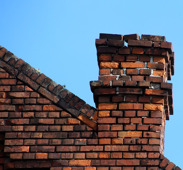 repairing a crumbling chimney